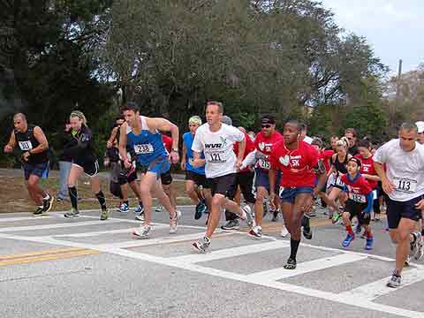 Image of a 5k run